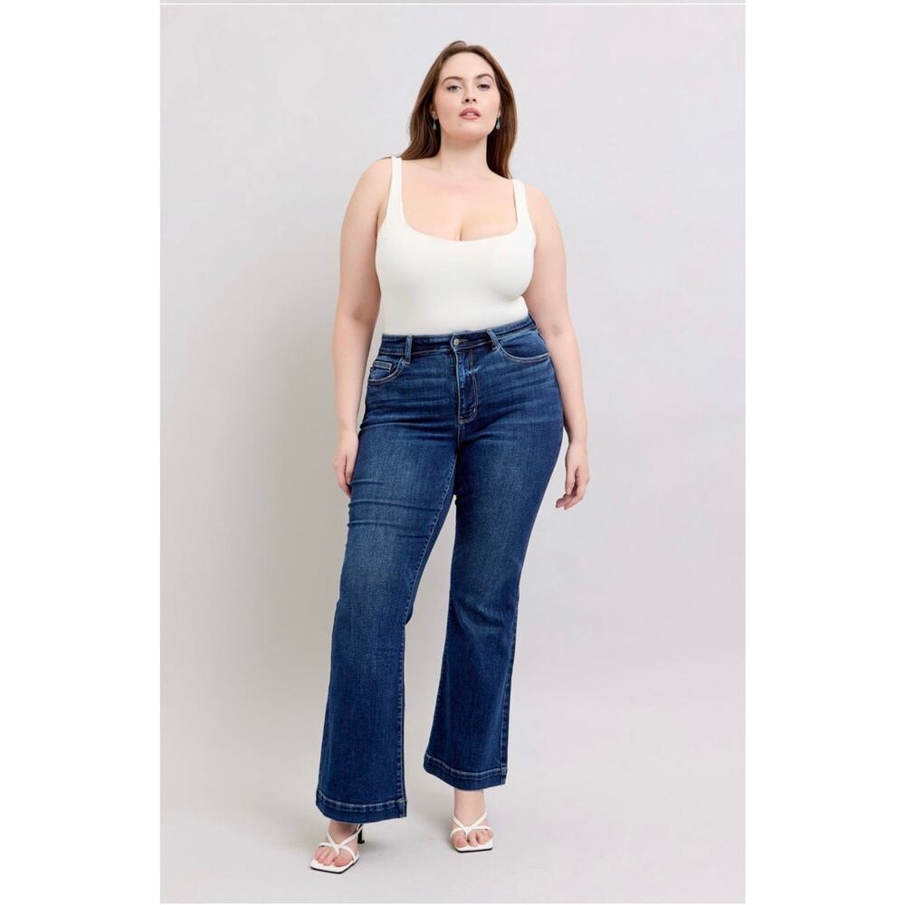 High Waisted Trouser Flare-Plus Size - Picture 6 of 10